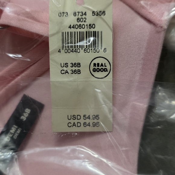 Elegant Pink Women's Bra - Picture 7 of 7